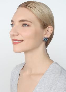 blue/green - Gem Rocks - Konplott earrings